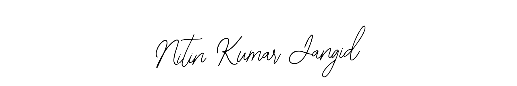 How to make Nitin Kumar Jangid signature? Bearetta-2O07w is a professional autograph style. Create handwritten signature for Nitin Kumar Jangid name. Nitin Kumar Jangid signature style 12 images and pictures png