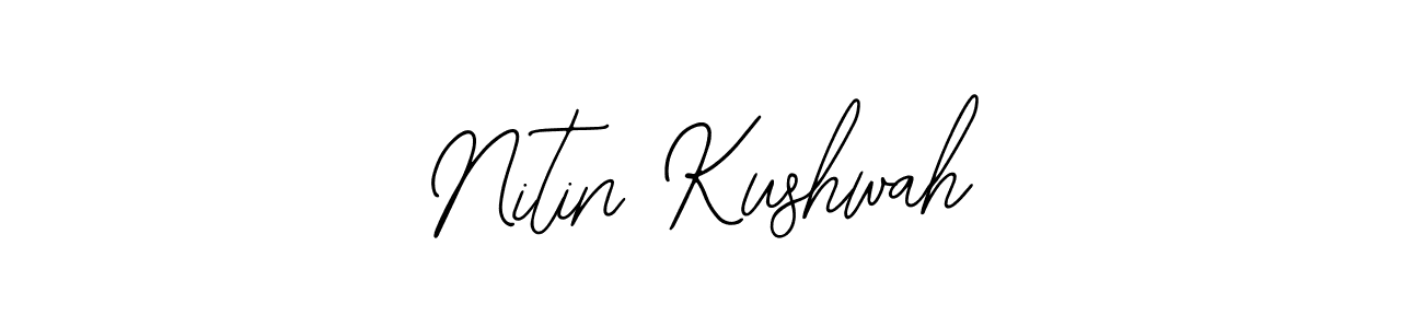 Nitin Kushwah stylish signature style. Best Handwritten Sign (Bearetta-2O07w) for my name. Handwritten Signature Collection Ideas for my name Nitin Kushwah. Nitin Kushwah signature style 12 images and pictures png