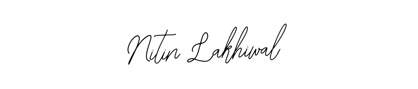 Use a signature maker to create a handwritten signature online. With this signature software, you can design (Bearetta-2O07w) your own signature for name Nitin Lakhiwal. Nitin Lakhiwal signature style 12 images and pictures png