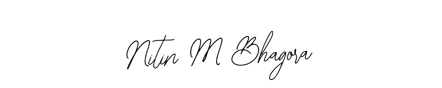 It looks lik you need a new signature style for name Nitin M Bhagora. Design unique handwritten (Bearetta-2O07w) signature with our free signature maker in just a few clicks. Nitin M Bhagora signature style 12 images and pictures png