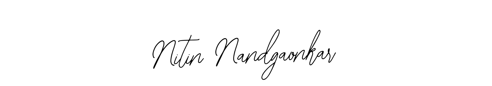 How to Draw Nitin Nandgaonkar signature style? Bearetta-2O07w is a latest design signature styles for name Nitin Nandgaonkar. Nitin Nandgaonkar signature style 12 images and pictures png