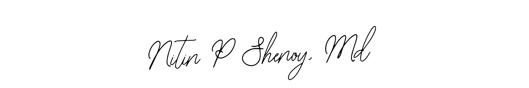 The best way (Bearetta-2O07w) to make a short signature is to pick only two or three words in your name. The name Nitin P Shenoy, Md include a total of six letters. For converting this name. Nitin P Shenoy, Md signature style 12 images and pictures png