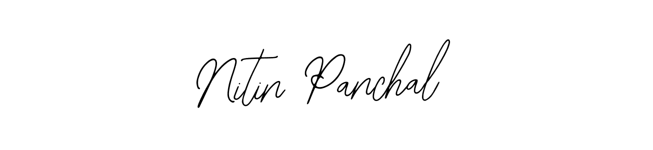 Use a signature maker to create a handwritten signature online. With this signature software, you can design (Bearetta-2O07w) your own signature for name Nitin Panchal. Nitin Panchal signature style 12 images and pictures png