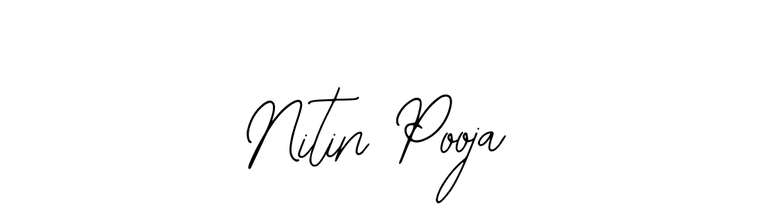 Make a beautiful signature design for name Nitin Pooja. Use this online signature maker to create a handwritten signature for free. Nitin Pooja signature style 12 images and pictures png