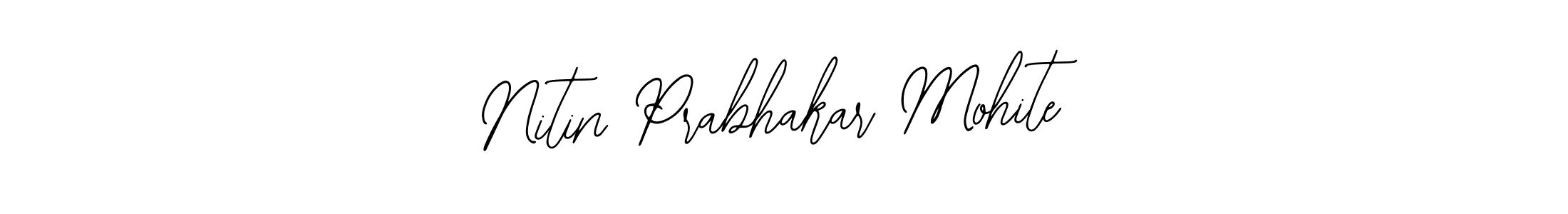 You should practise on your own different ways (Bearetta-2O07w) to write your name (Nitin Prabhakar Mohite) in signature. don't let someone else do it for you. Nitin Prabhakar Mohite signature style 12 images and pictures png