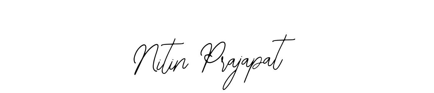 Use a signature maker to create a handwritten signature online. With this signature software, you can design (Bearetta-2O07w) your own signature for name Nitin Prajapat. Nitin Prajapat signature style 12 images and pictures png