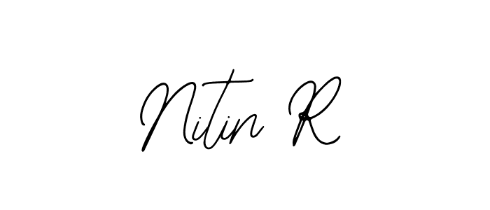 Also You can easily find your signature by using the search form. We will create Nitin R name handwritten signature images for you free of cost using Bearetta-2O07w sign style. Nitin R signature style 12 images and pictures png