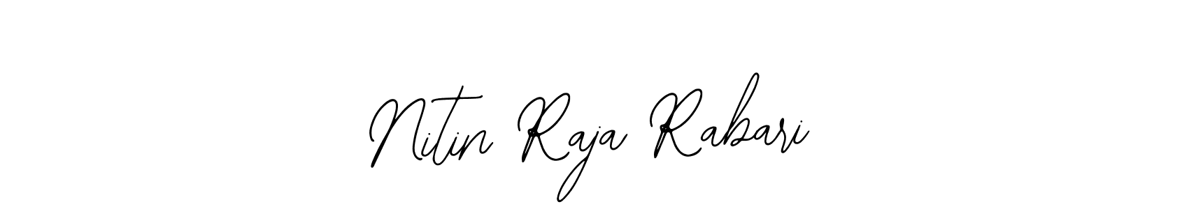 if you are searching for the best signature style for your name Nitin Raja Rabari. so please give up your signature search. here we have designed multiple signature styles  using Bearetta-2O07w. Nitin Raja Rabari signature style 12 images and pictures png