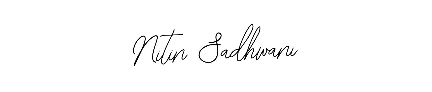 Use a signature maker to create a handwritten signature online. With this signature software, you can design (Bearetta-2O07w) your own signature for name Nitin Sadhwani. Nitin Sadhwani signature style 12 images and pictures png