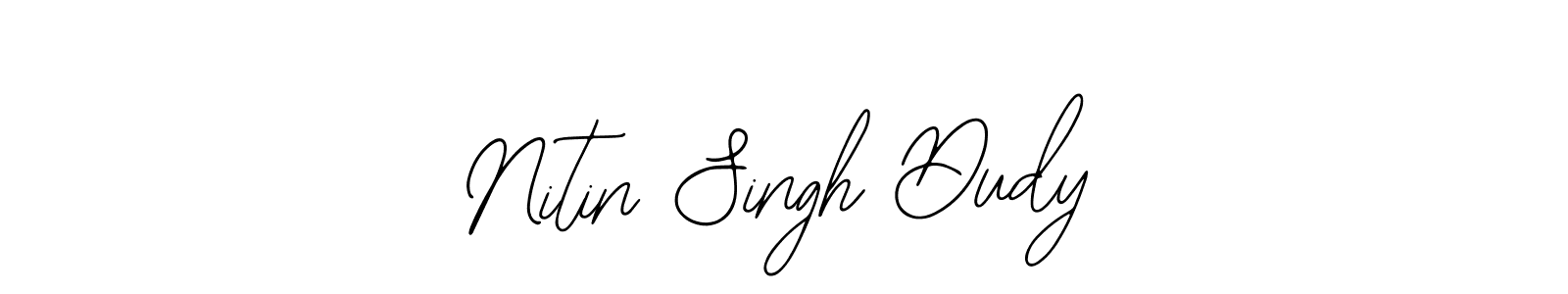 Design your own signature with our free online signature maker. With this signature software, you can create a handwritten (Bearetta-2O07w) signature for name Nitin Singh Dudy. Nitin Singh Dudy signature style 12 images and pictures png