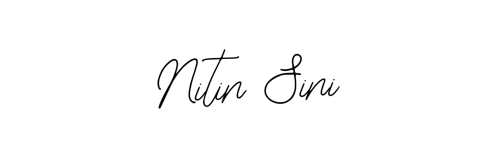 Make a beautiful signature design for name Nitin Sini. With this signature (Bearetta-2O07w) style, you can create a handwritten signature for free. Nitin Sini signature style 12 images and pictures png