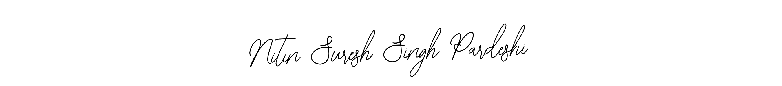 Make a beautiful signature design for name Nitin Suresh Singh Pardeshi. Use this online signature maker to create a handwritten signature for free. Nitin Suresh Singh Pardeshi signature style 12 images and pictures png