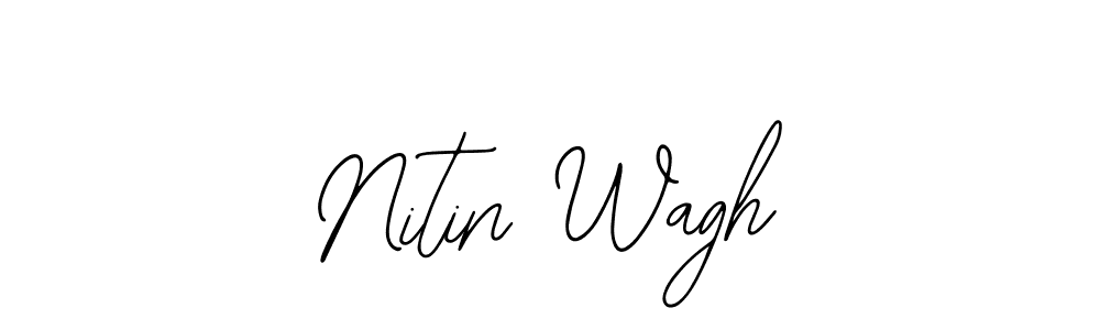 Use a signature maker to create a handwritten signature online. With this signature software, you can design (Bearetta-2O07w) your own signature for name Nitin Wagh. Nitin Wagh signature style 12 images and pictures png