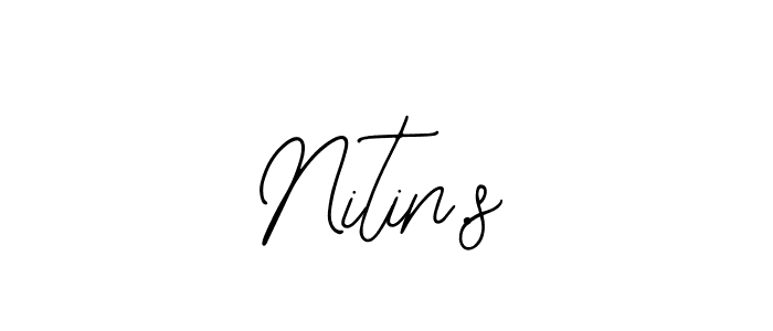 How to make Nitin.s signature? Bearetta-2O07w is a professional autograph style. Create handwritten signature for Nitin.s name. Nitin.s signature style 12 images and pictures png