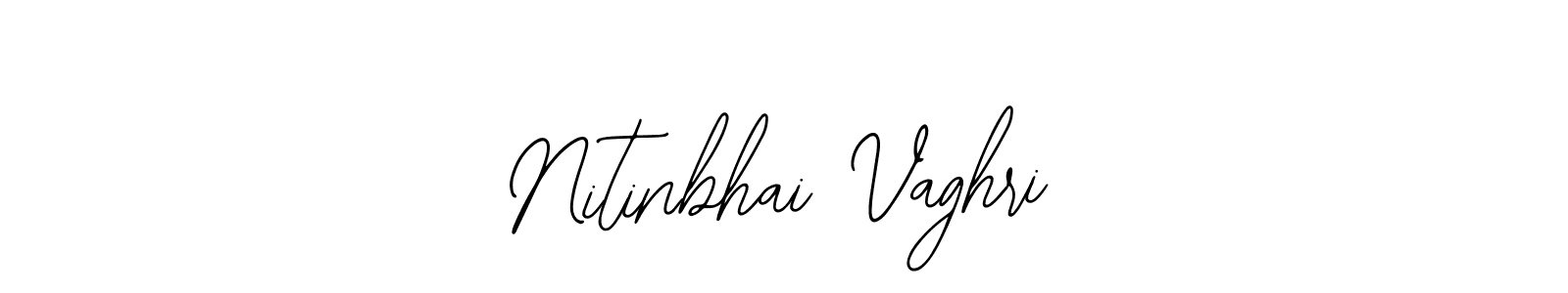 How to make Nitinbhai Vaghri signature? Bearetta-2O07w is a professional autograph style. Create handwritten signature for Nitinbhai Vaghri name. Nitinbhai Vaghri signature style 12 images and pictures png