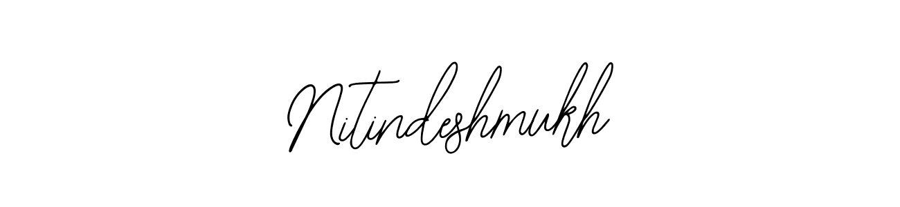 Nitindeshmukh stylish signature style. Best Handwritten Sign (Bearetta-2O07w) for my name. Handwritten Signature Collection Ideas for my name Nitindeshmukh. Nitindeshmukh signature style 12 images and pictures png