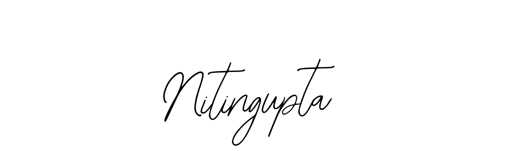 You should practise on your own different ways (Bearetta-2O07w) to write your name (Nitingupta) in signature. don't let someone else do it for you. Nitingupta signature style 12 images and pictures png