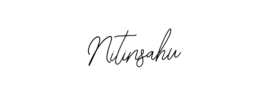 How to Draw Nitinsahu signature style? Bearetta-2O07w is a latest design signature styles for name Nitinsahu. Nitinsahu signature style 12 images and pictures png