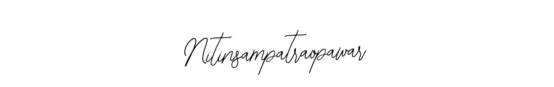 if you are searching for the best signature style for your name Nitinsampatraopawar. so please give up your signature search. here we have designed multiple signature styles  using Bearetta-2O07w. Nitinsampatraopawar signature style 12 images and pictures png