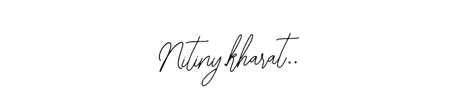 Also we have Nitiny.kharat.. name is the best signature style. Create professional handwritten signature collection using Bearetta-2O07w autograph style. Nitiny.kharat.. signature style 12 images and pictures png