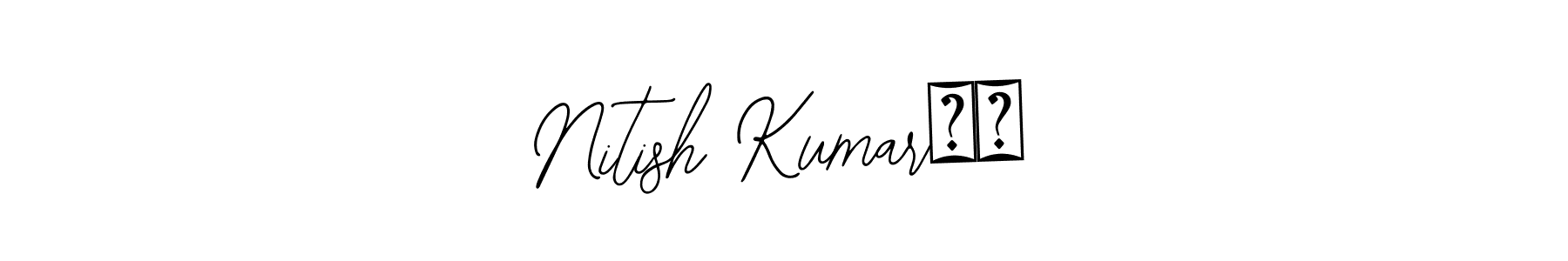 if you are searching for the best signature style for your name Nitish Kumar❣️. so please give up your signature search. here we have designed multiple signature styles  using Bearetta-2O07w. Nitish Kumar❣️ signature style 12 images and pictures png