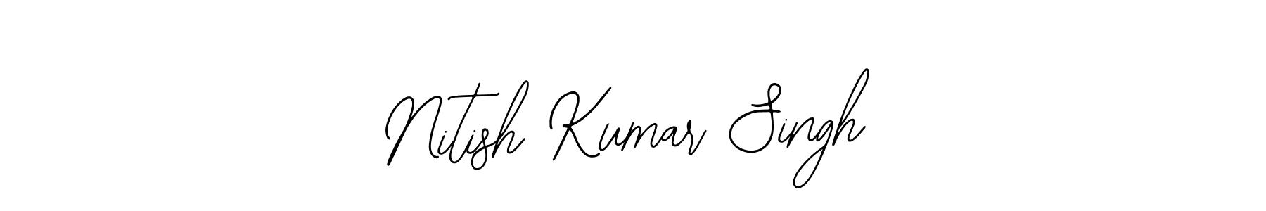 Use a signature maker to create a handwritten signature online. With this signature software, you can design (Bearetta-2O07w) your own signature for name Nitish Kumar Singh. Nitish Kumar Singh signature style 12 images and pictures png