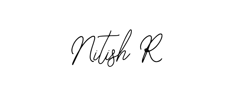 Nitish R stylish signature style. Best Handwritten Sign (Bearetta-2O07w) for my name. Handwritten Signature Collection Ideas for my name Nitish R. Nitish R signature style 12 images and pictures png