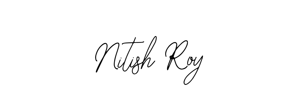 Use a signature maker to create a handwritten signature online. With this signature software, you can design (Bearetta-2O07w) your own signature for name Nitish Roy. Nitish Roy signature style 12 images and pictures png