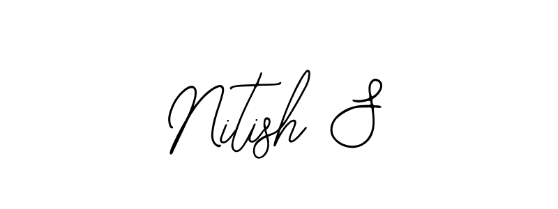 Also we have Nitish S name is the best signature style. Create professional handwritten signature collection using Bearetta-2O07w autograph style. Nitish S signature style 12 images and pictures png