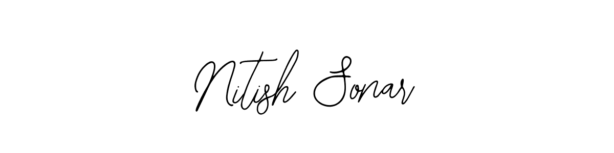 Also You can easily find your signature by using the search form. We will create Nitish Sonar name handwritten signature images for you free of cost using Bearetta-2O07w sign style. Nitish Sonar signature style 12 images and pictures png