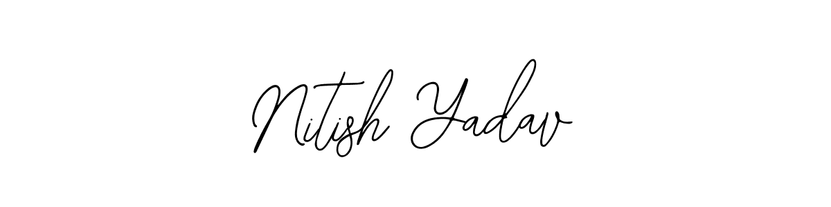 Make a beautiful signature design for name Nitish Yadav. Use this online signature maker to create a handwritten signature for free. Nitish Yadav signature style 12 images and pictures png