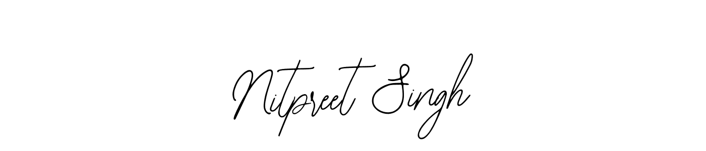 This is the best signature style for the Nitpreet Singh name. Also you like these signature font (Bearetta-2O07w). Mix name signature. Nitpreet Singh signature style 12 images and pictures png