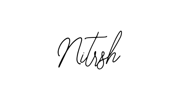Here are the top 10 professional signature styles for the name Nitrsh. These are the best autograph styles you can use for your name. Nitrsh signature style 12 images and pictures png