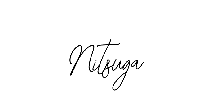 How to make Nitsuga name signature. Use Bearetta-2O07w style for creating short signs online. This is the latest handwritten sign. Nitsuga signature style 12 images and pictures png