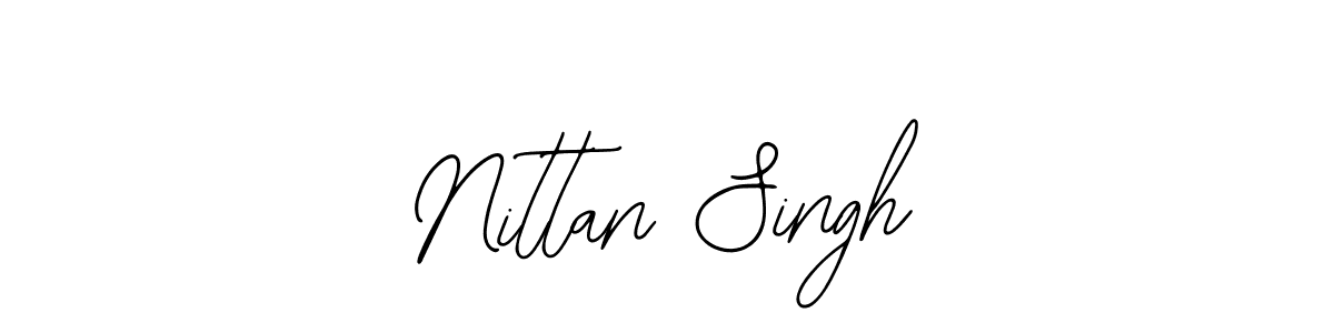 Bearetta-2O07w is a professional signature style that is perfect for those who want to add a touch of class to their signature. It is also a great choice for those who want to make their signature more unique. Get Nittan Singh name to fancy signature for free. Nittan Singh signature style 12 images and pictures png