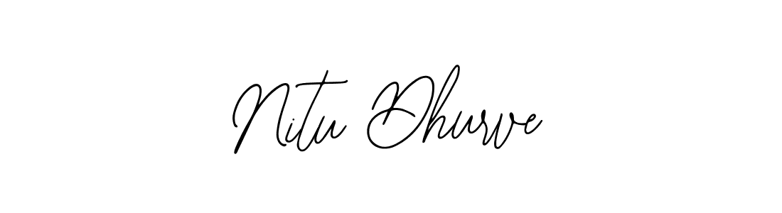 Create a beautiful signature design for name Nitu Dhurve. With this signature (Bearetta-2O07w) fonts, you can make a handwritten signature for free. Nitu Dhurve signature style 12 images and pictures png