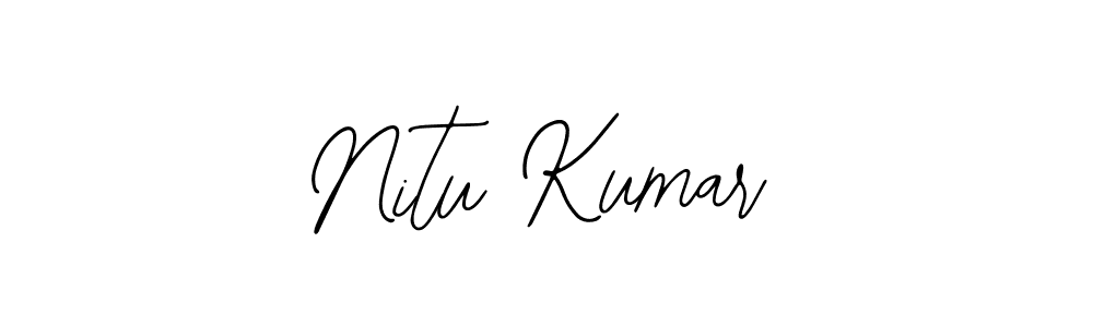 Design your own signature with our free online signature maker. With this signature software, you can create a handwritten (Bearetta-2O07w) signature for name Nitu Kumar. Nitu Kumar signature style 12 images and pictures png