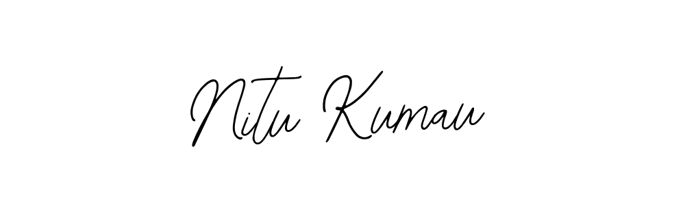 Also You can easily find your signature by using the search form. We will create Nitu Kumau name handwritten signature images for you free of cost using Bearetta-2O07w sign style. Nitu Kumau signature style 12 images and pictures png