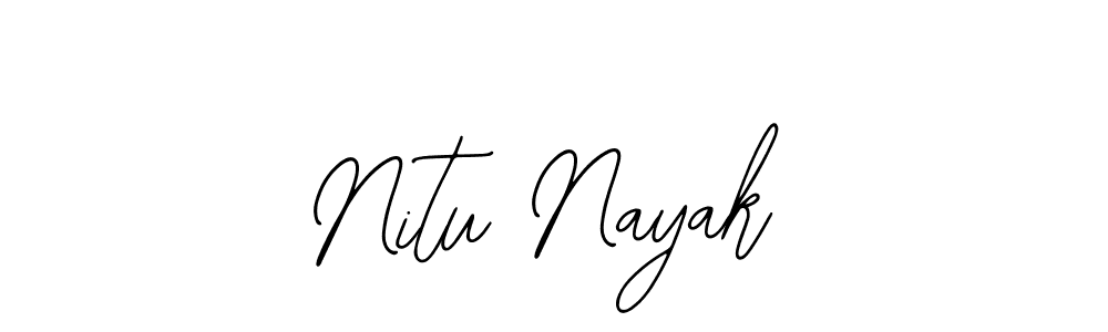 The best way (Bearetta-2O07w) to make a short signature is to pick only two or three words in your name. The name Nitu Nayak include a total of six letters. For converting this name. Nitu Nayak signature style 12 images and pictures png