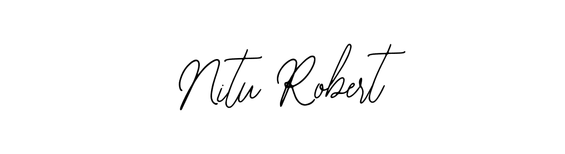 Nitu Robert stylish signature style. Best Handwritten Sign (Bearetta-2O07w) for my name. Handwritten Signature Collection Ideas for my name Nitu Robert. Nitu Robert signature style 12 images and pictures png