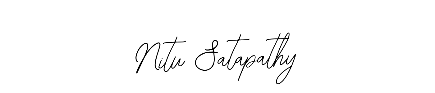 You should practise on your own different ways (Bearetta-2O07w) to write your name (Nitu Satapathy) in signature. don't let someone else do it for you. Nitu Satapathy signature style 12 images and pictures png