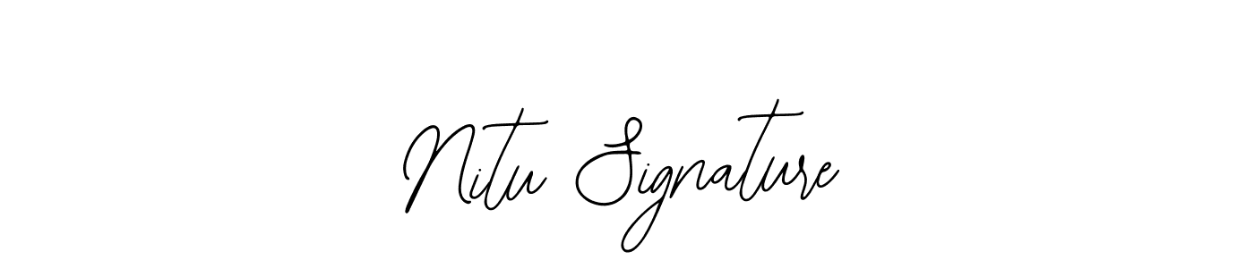 This is the best signature style for the Nitu Signature name. Also you like these signature font (Bearetta-2O07w). Mix name signature. Nitu Signature signature style 12 images and pictures png