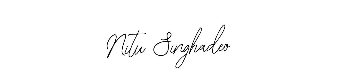 It looks lik you need a new signature style for name Nitu Singhadeo. Design unique handwritten (Bearetta-2O07w) signature with our free signature maker in just a few clicks. Nitu Singhadeo signature style 12 images and pictures png