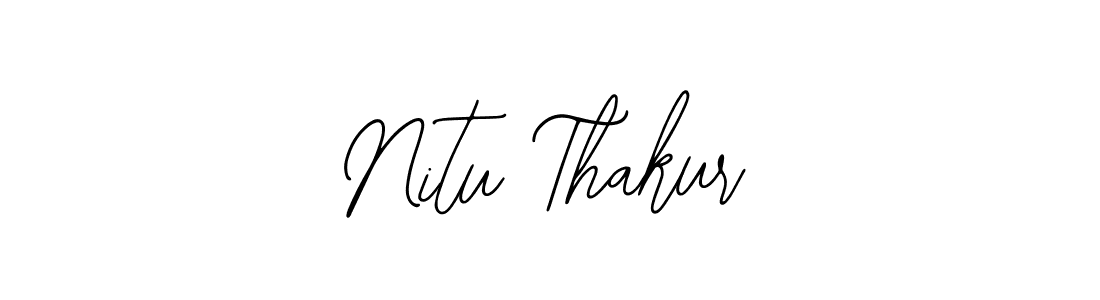 Design your own signature with our free online signature maker. With this signature software, you can create a handwritten (Bearetta-2O07w) signature for name Nitu Thakur. Nitu Thakur signature style 12 images and pictures png