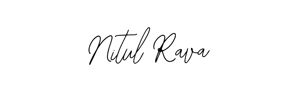 How to Draw Nitul Rava signature style? Bearetta-2O07w is a latest design signature styles for name Nitul Rava. Nitul Rava signature style 12 images and pictures png