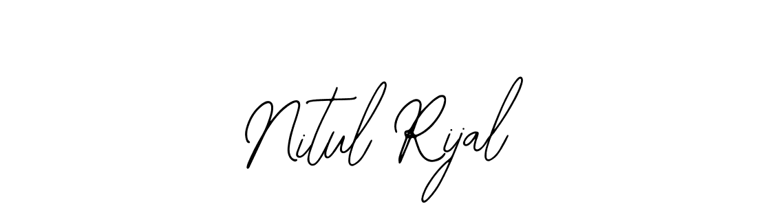 See photos of Nitul Rijal official signature by Spectra . Check more albums & portfolios. Read reviews & check more about Bearetta-2O07w font. Nitul Rijal signature style 12 images and pictures png