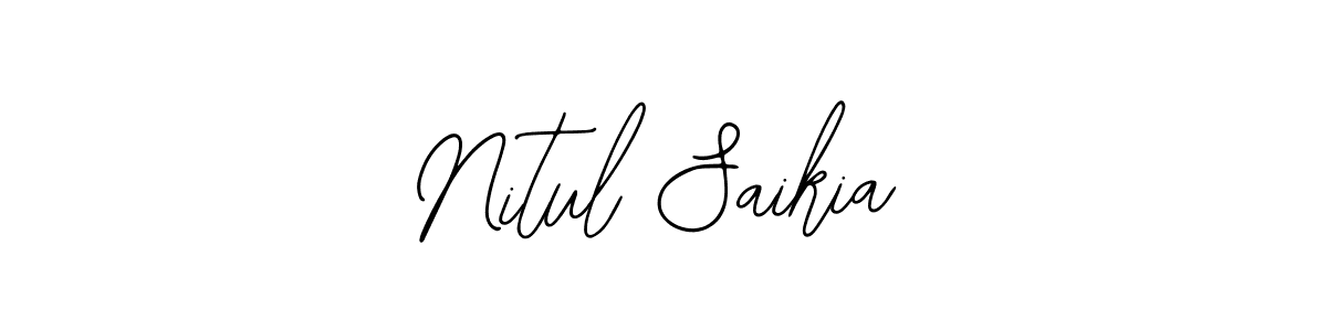 How to Draw Nitul Saikia signature style? Bearetta-2O07w is a latest design signature styles for name Nitul Saikia. Nitul Saikia signature style 12 images and pictures png