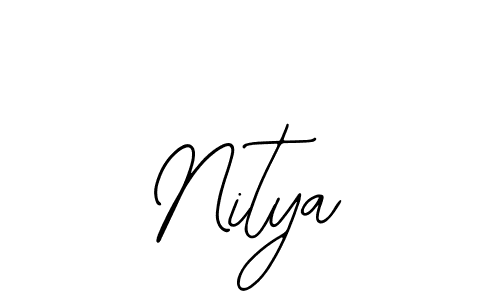 Similarly Bearetta-2O07w is the best handwritten signature design. Signature creator online .You can use it as an online autograph creator for name Nitya. Nitya signature style 12 images and pictures png