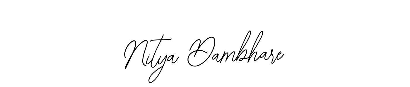 How to make Nitya Dambhare signature? Bearetta-2O07w is a professional autograph style. Create handwritten signature for Nitya Dambhare name. Nitya Dambhare signature style 12 images and pictures png
