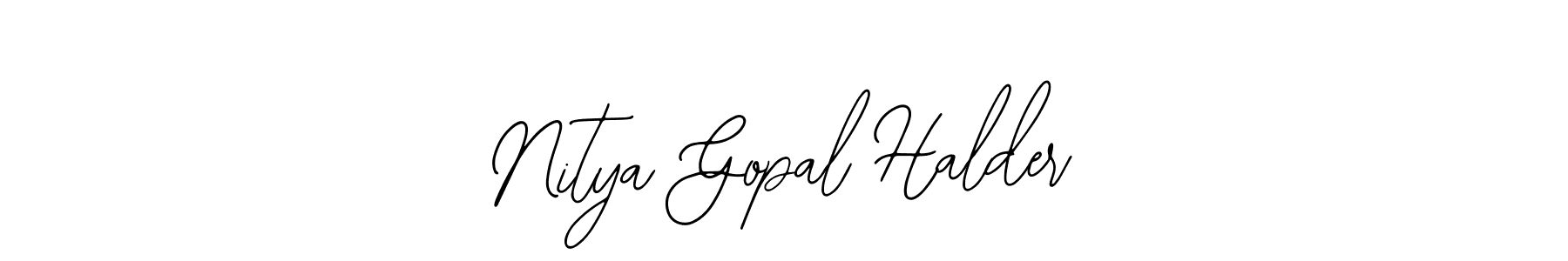 This is the best signature style for the Nitya Gopal Halder name. Also you like these signature font (Bearetta-2O07w). Mix name signature. Nitya Gopal Halder signature style 12 images and pictures png